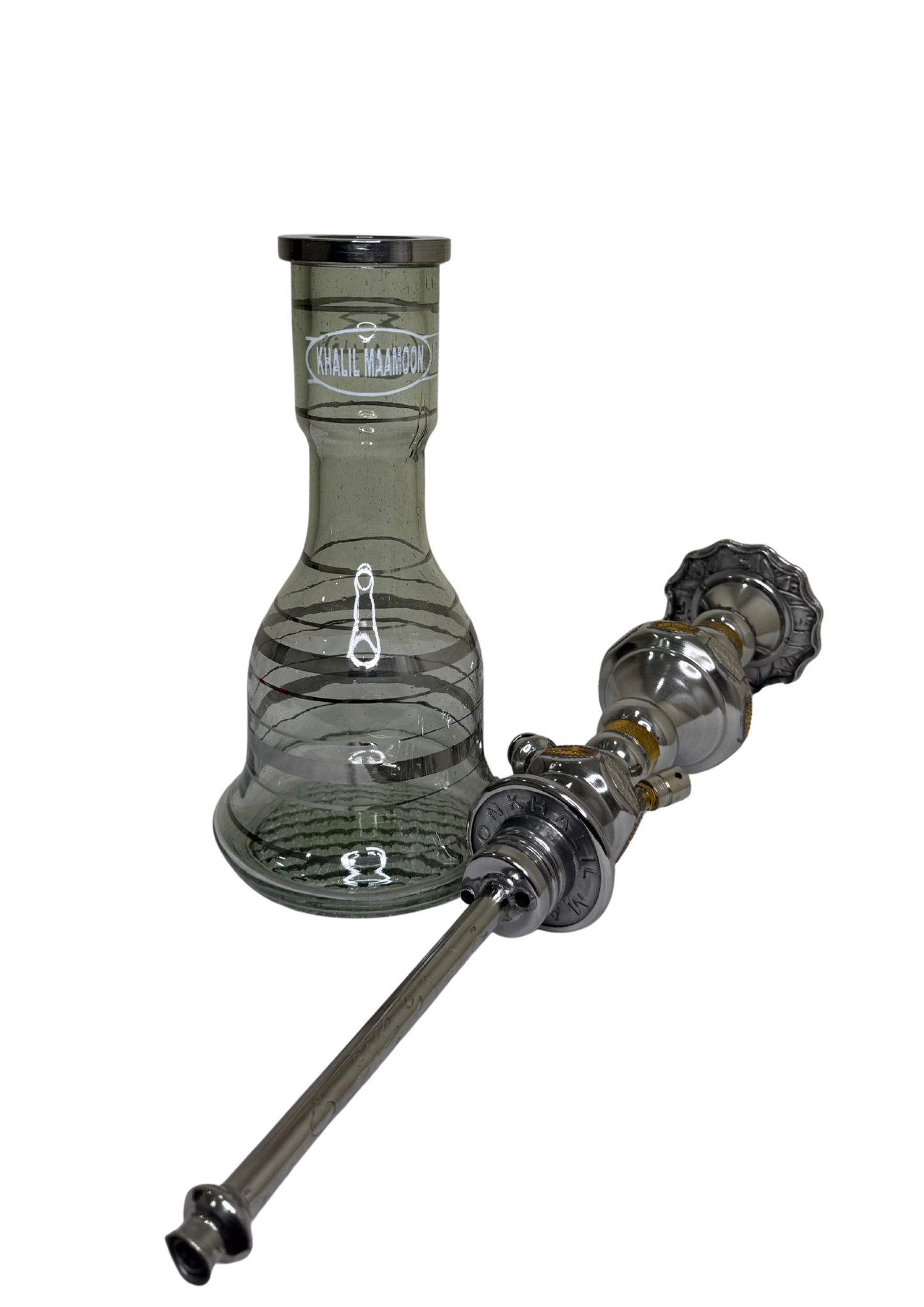 Khalil Maamoon Egyptian Hookah shisha set handcrafted, all night 1 level