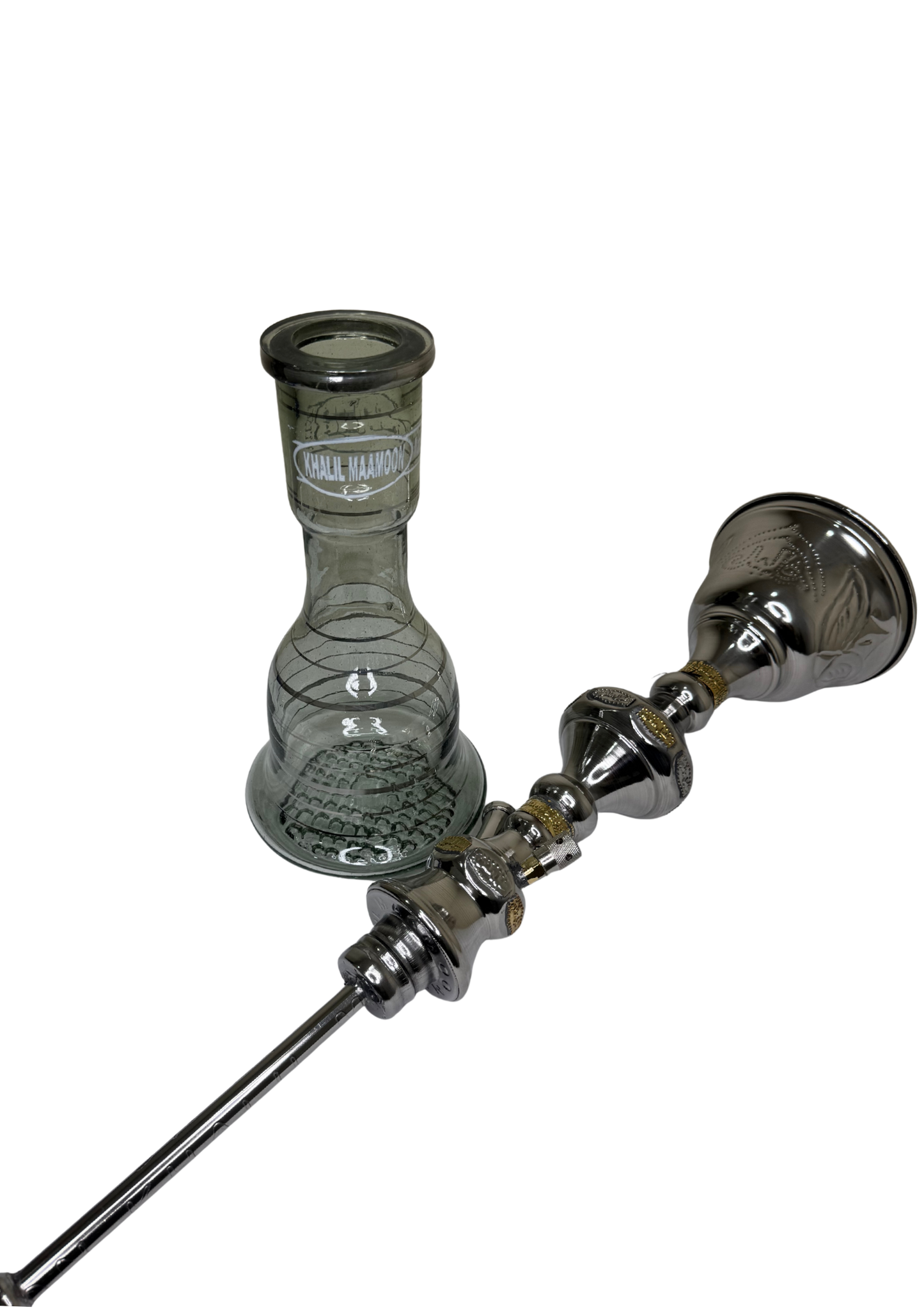 Khalil Maamoon Egyptian Hookah shisha set handcrafted, general 1 level