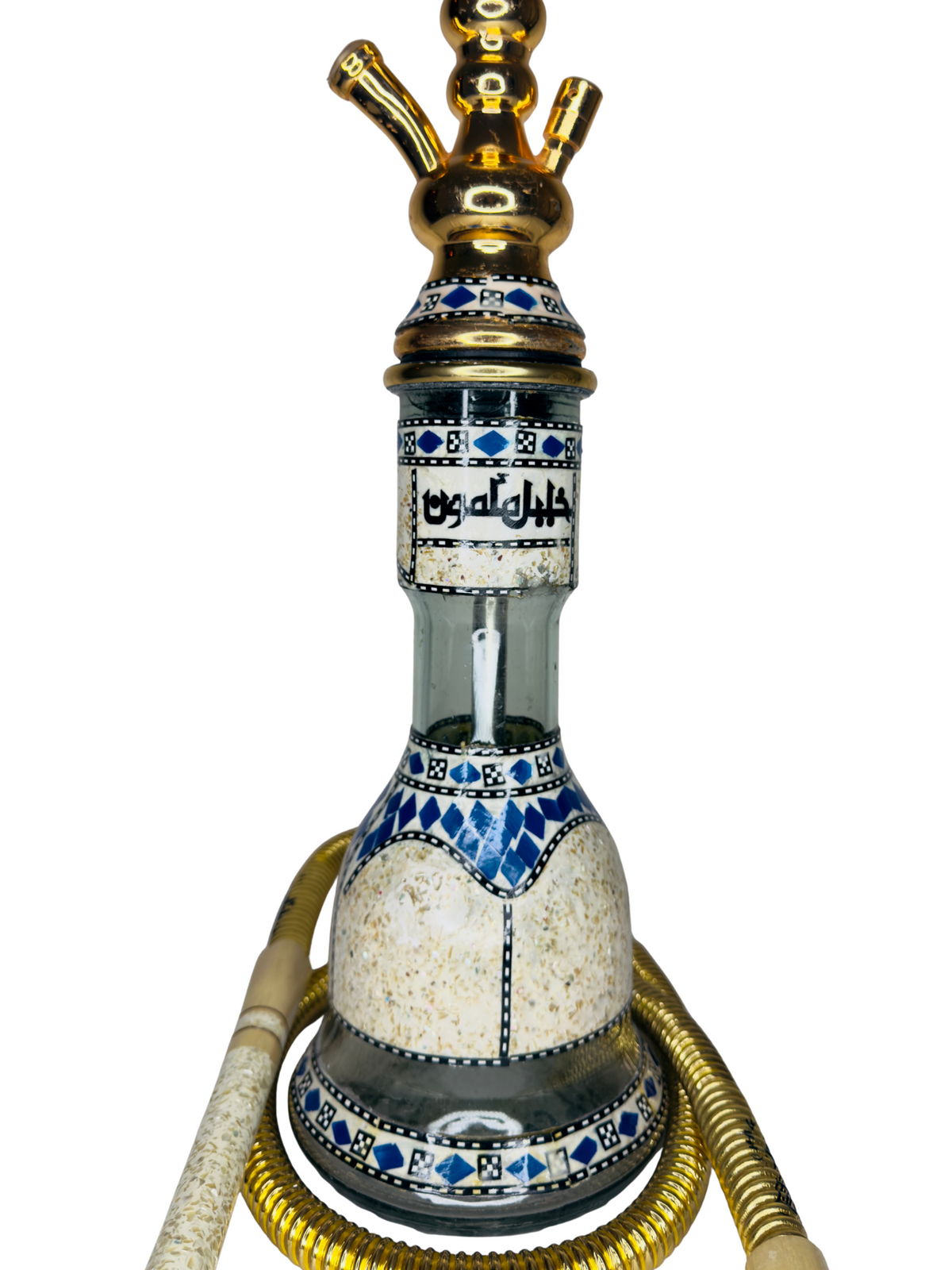 Khalil Maamoon Egyptian Hookah shisha set handcrafted Sharqawi Sadaf 1 level