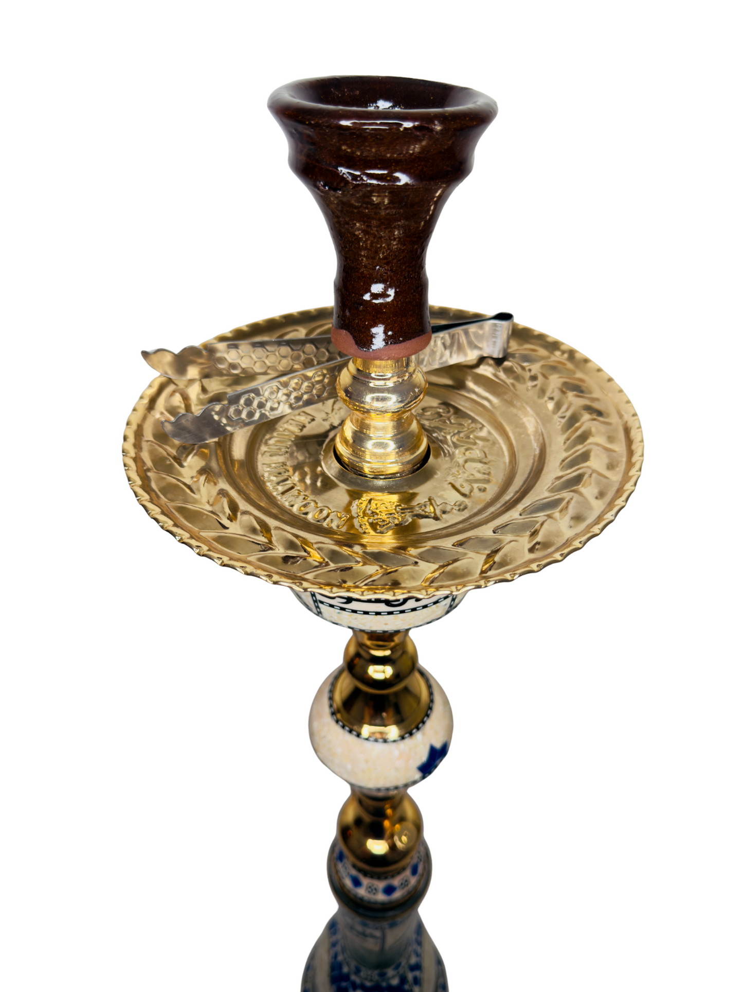 Khalil Maamoon Egyptian Hookah shisha set handcrafted Sharqawi Sadaf 1 level