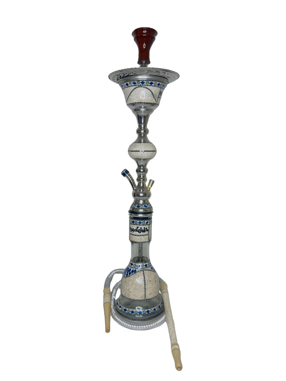 Khalil Maamoon Egyptian Hookah shisha set handcrafted Sharqawi Sadaf 1 level