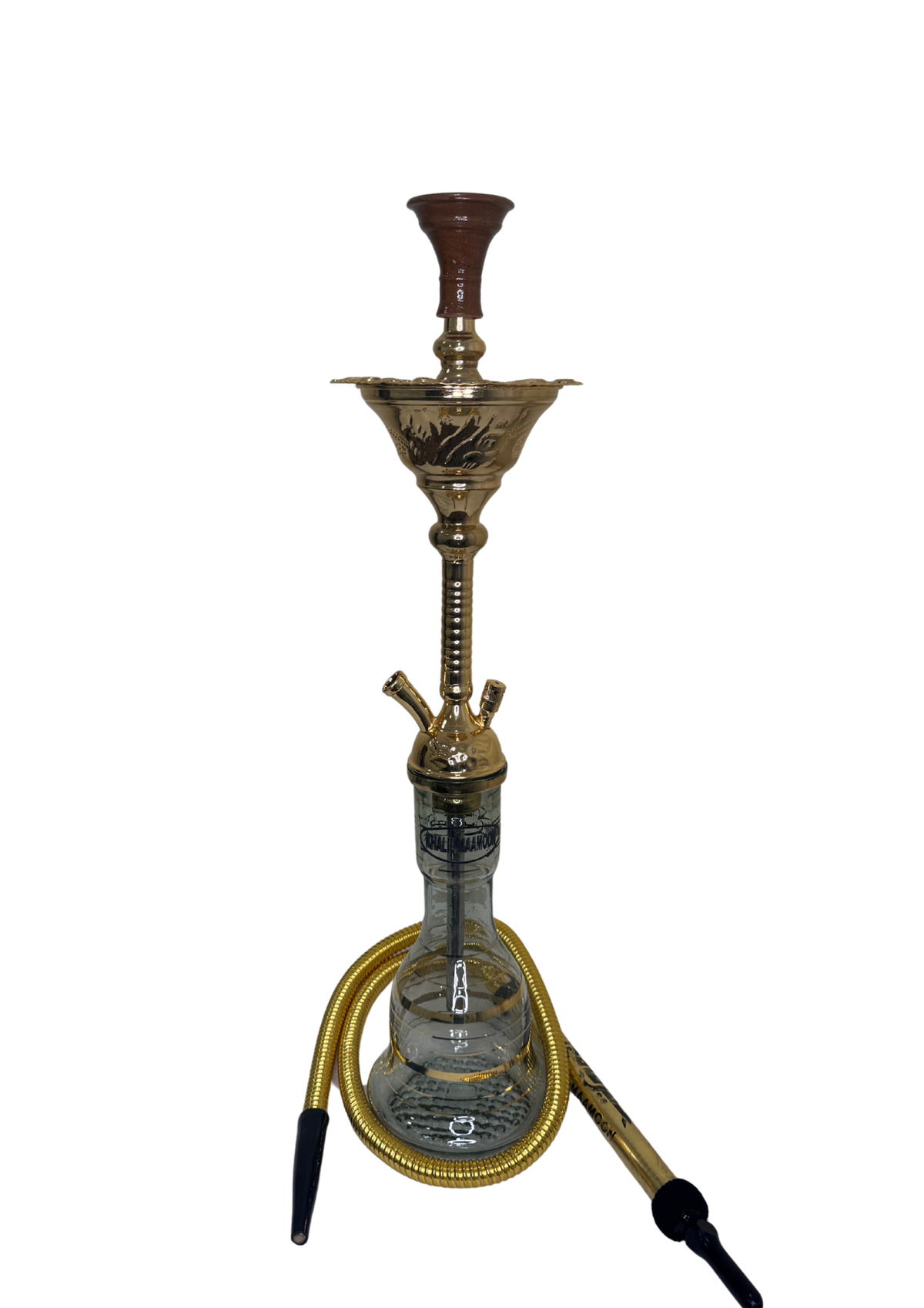 Khalil Maamoon Egyptian Hookah shisha set handcrafted, ice eidco