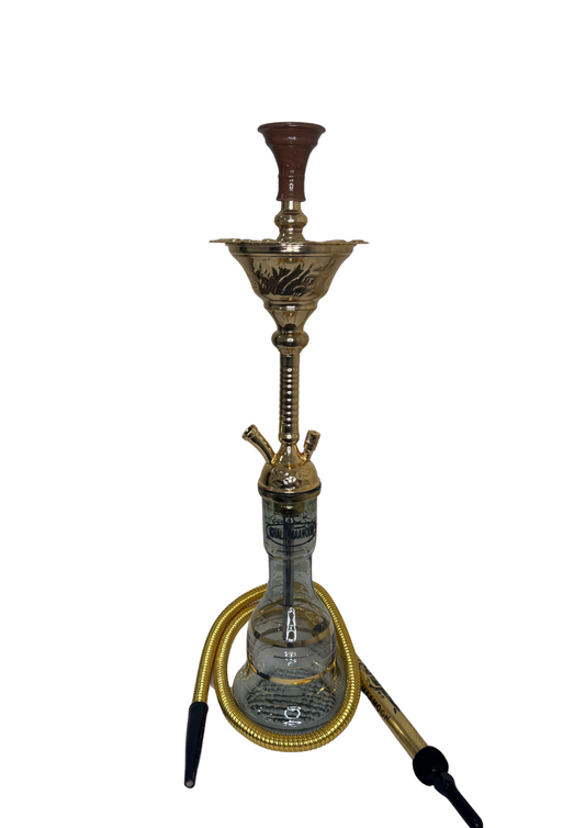 Khalil Maamoon Egyptian Hookah shisha set handcrafted, ice eidco