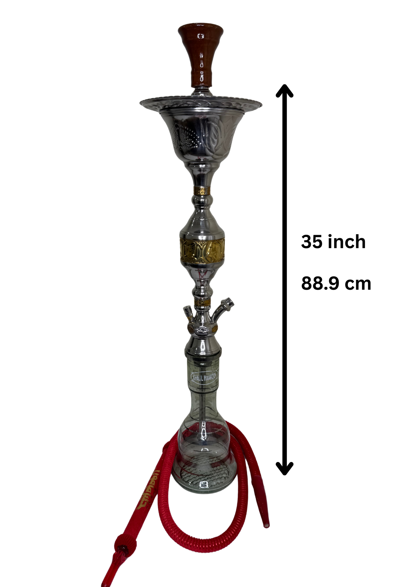 Khalil Maamoon Egyptian Hookah shisha set handcrafted, ice general 1 level