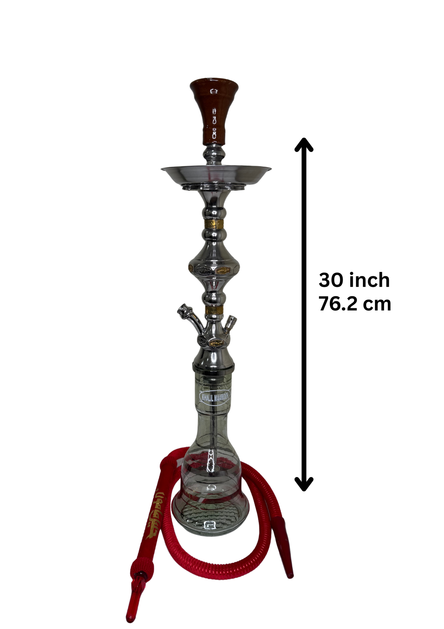 Khalil Maamoon Egyptian Hookah shisha set handcrafted, all night 1 level
