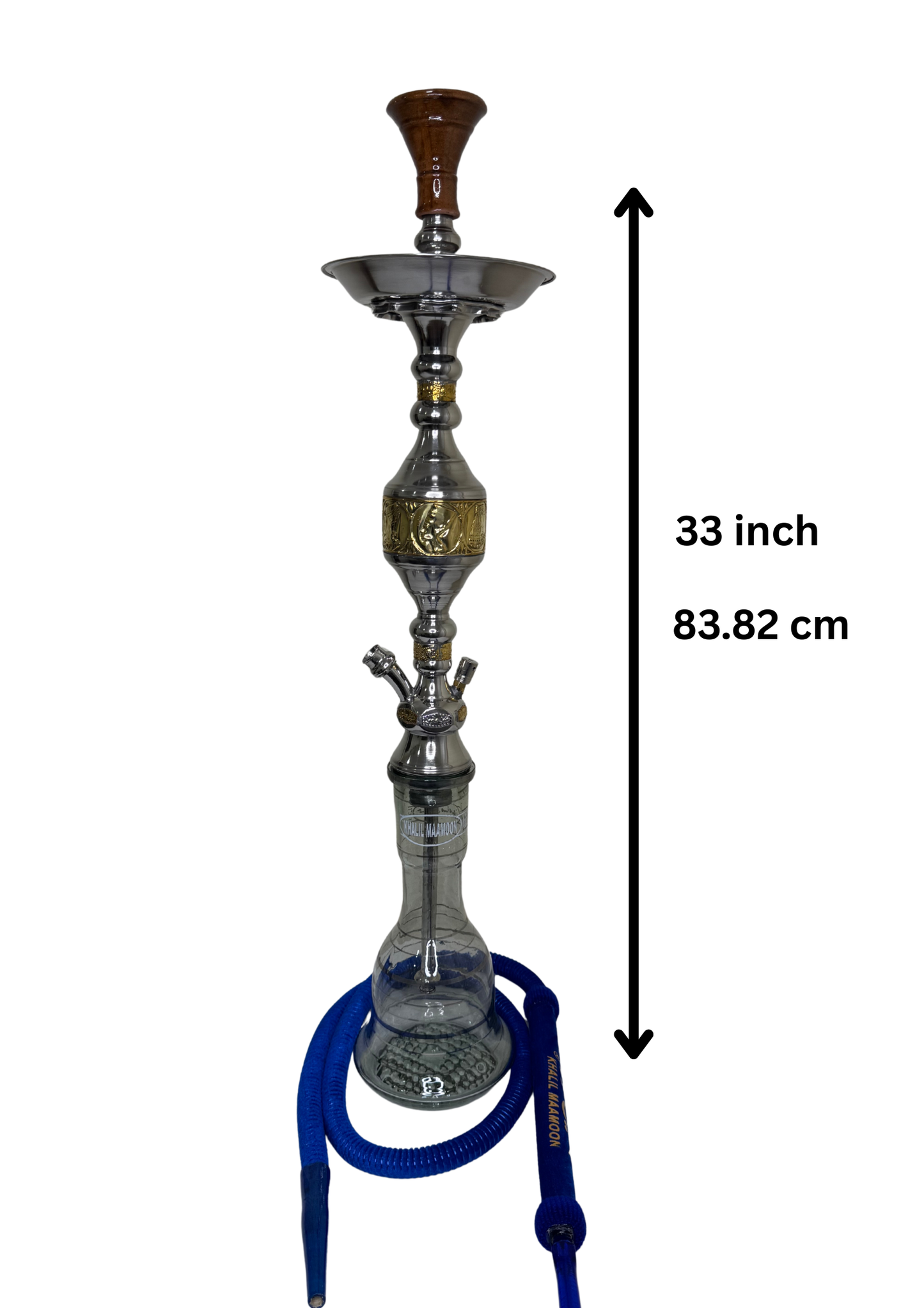 Khalil Maamoon Egyptian Hookah shisha set handcrafted, general 1 level