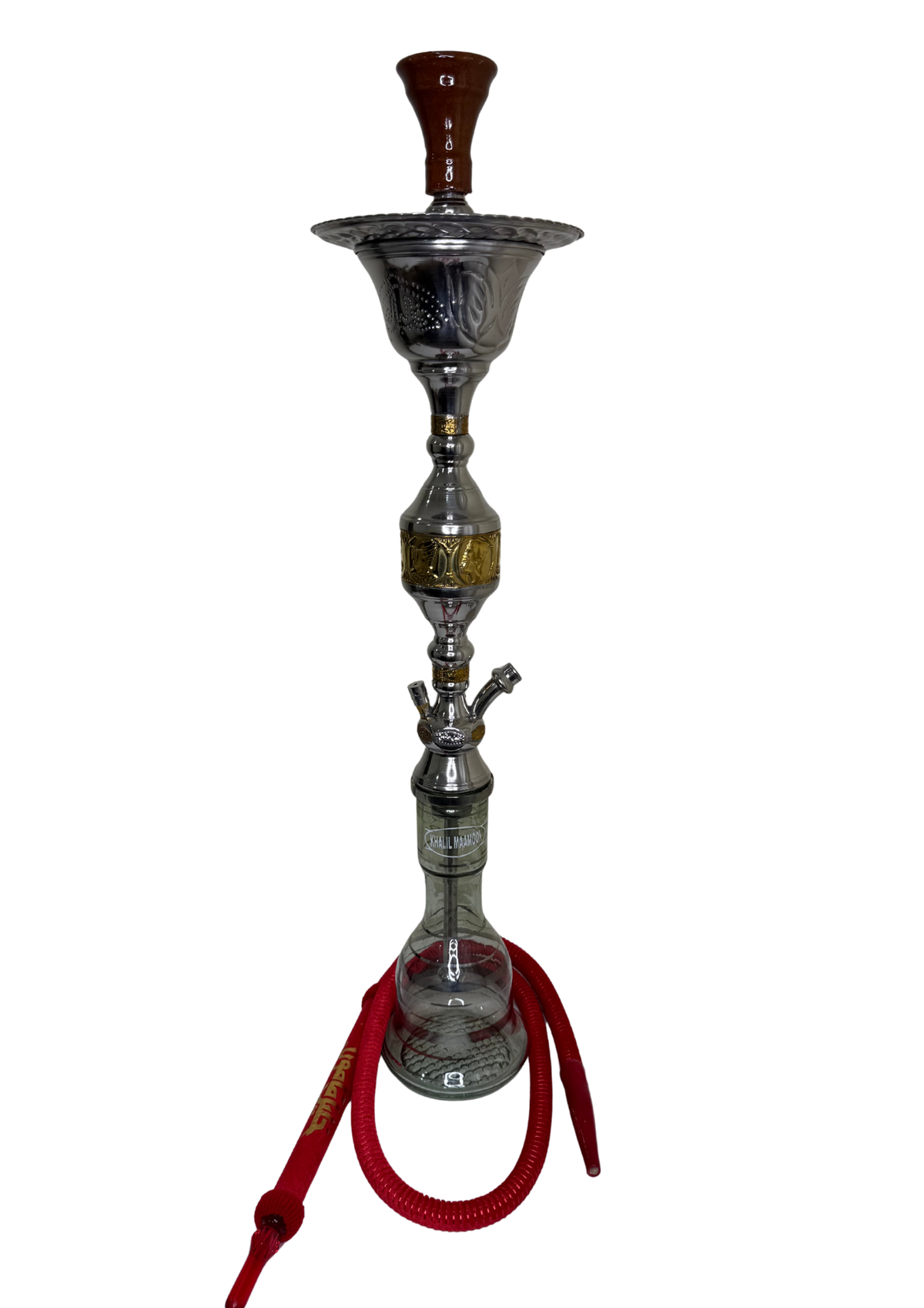 Khalil Maamoon Egyptian Hookah shisha set handcrafted, ice general 1 level