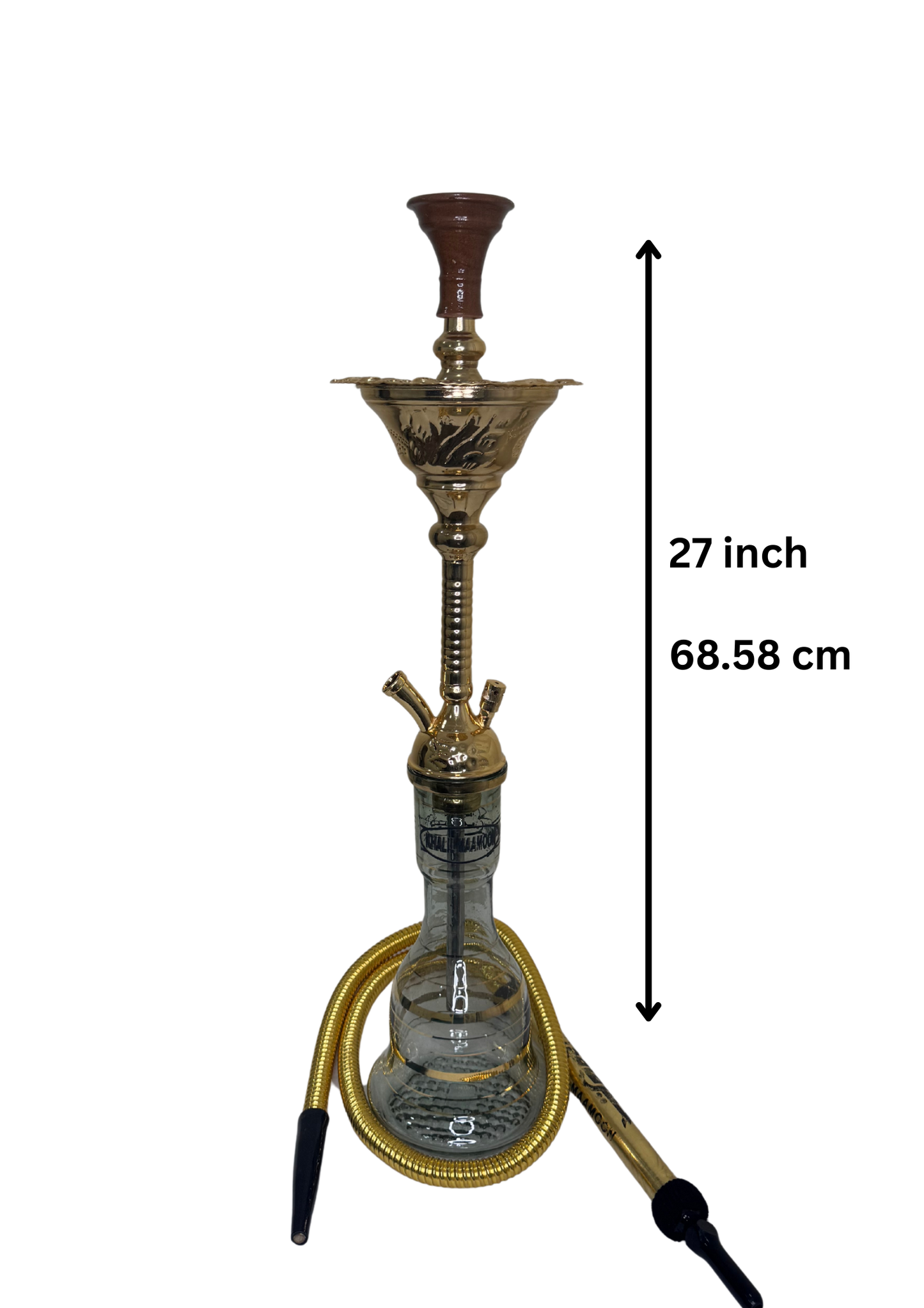 Khalil Maamoon Egyptian Hookah shisha set handcrafted, ice eidco