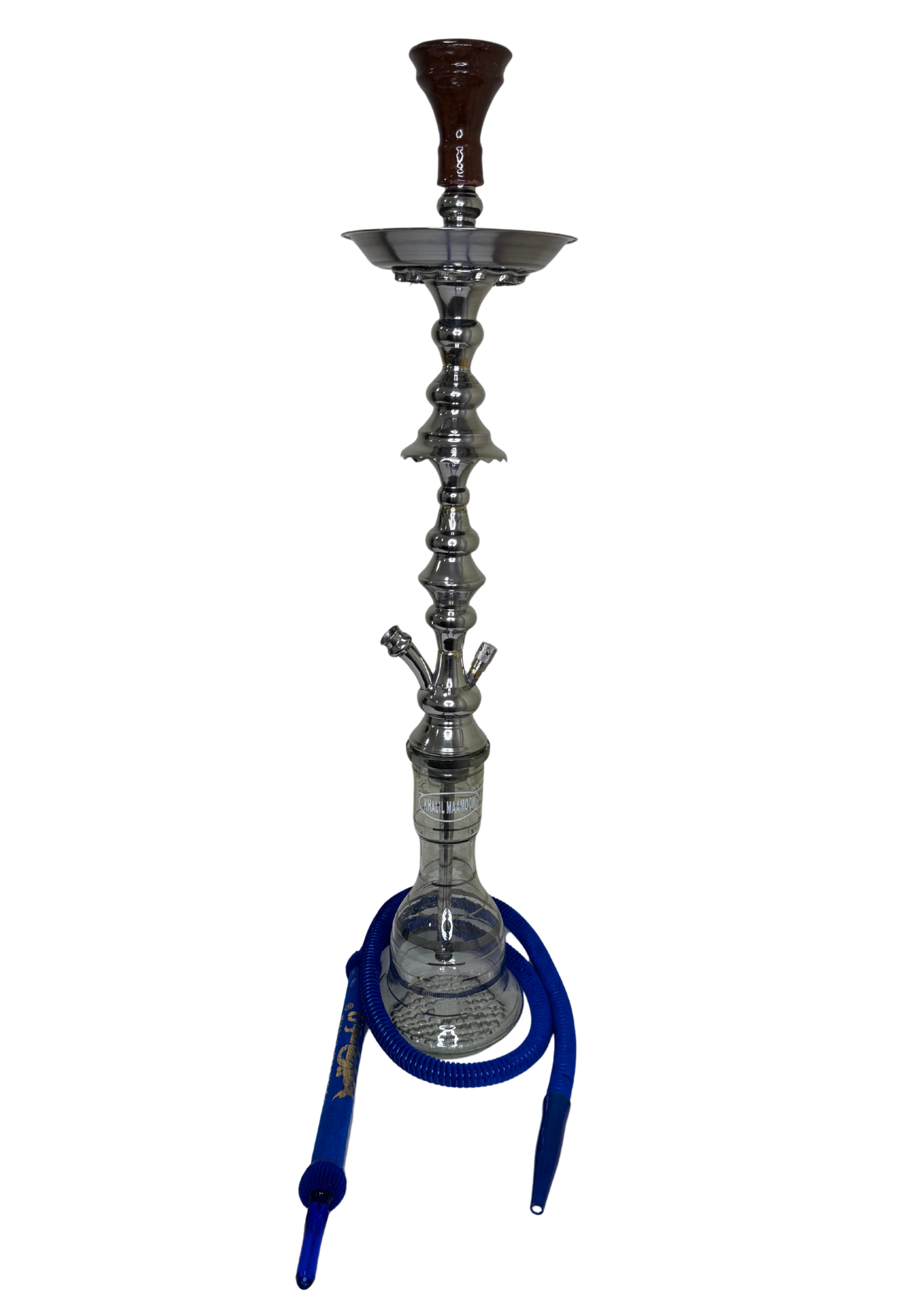Khalil Maamoon Egyptian Hookah shisha set handcrafted, sharif 2 level silver