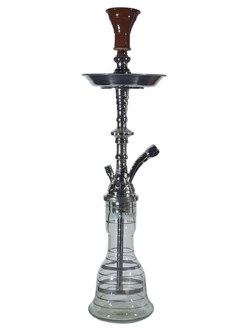  Khalil Maamoon 36 1 manguera cachimba shisha vidrio combinado  kit completo grande grande alto Shamdan 2084 : Salud y Hogar