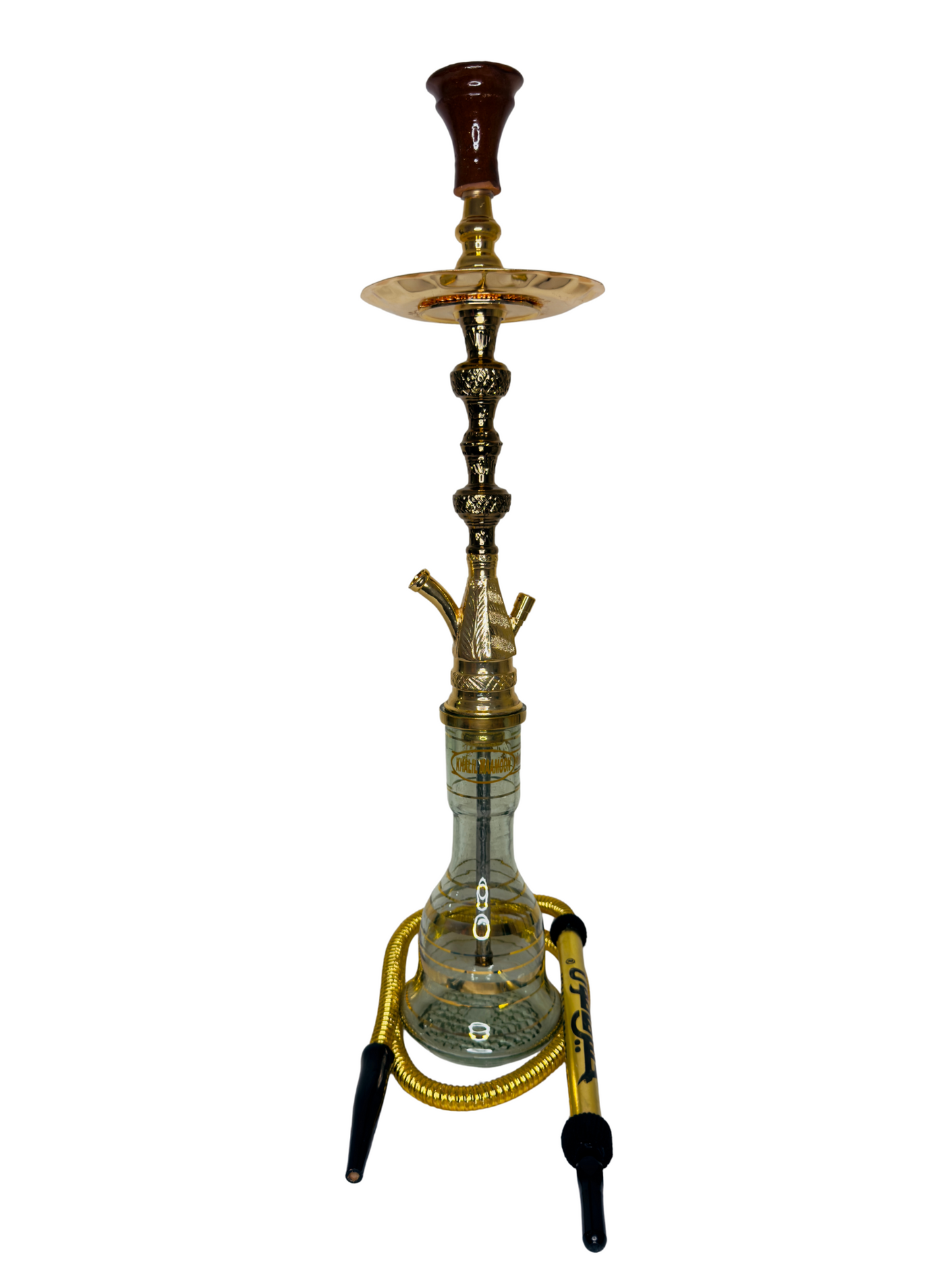 Khalil Maamoon Egyptian Hookah shisha set handcrafted Fanus 2 level