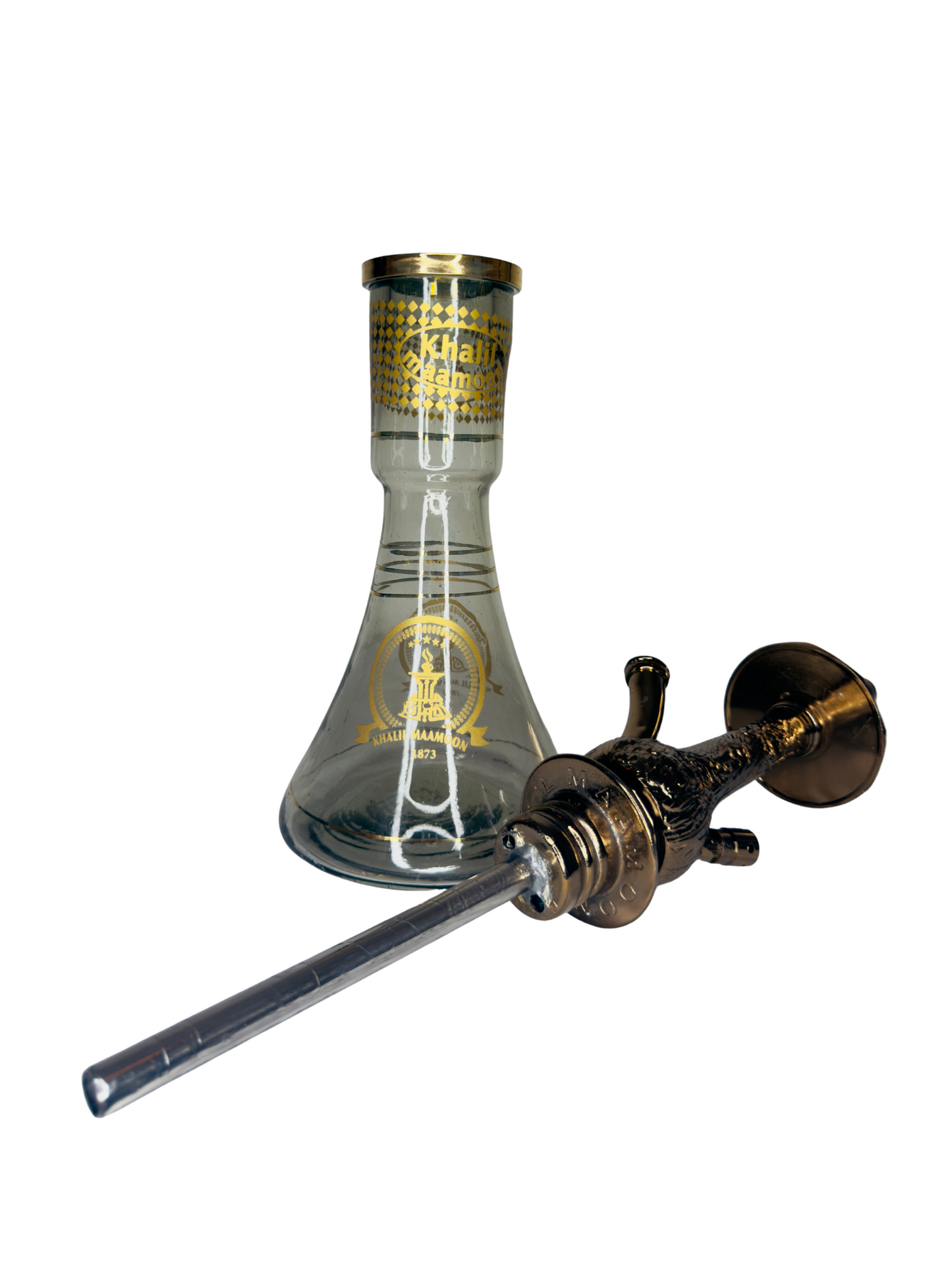 Khalil Maamoon Egyptian Hookah shisha set handcrafted Qazaz Small
