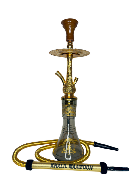 Khalil Maamoon Egyptian Hookah shisha set handcrafted Qazaz Small