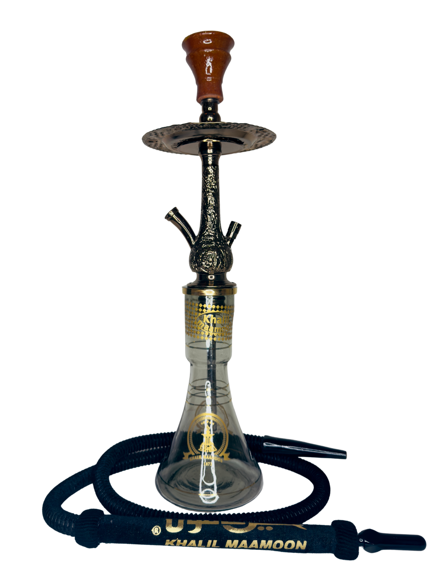 Khalil Maamoon Egyptian Hookah shisha set handcrafted Qazaz Small