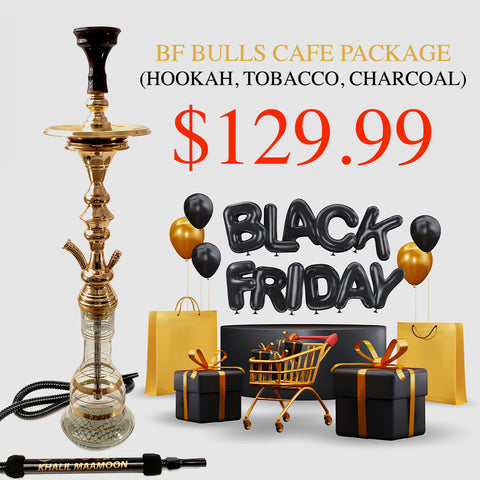 BF Bulls Cafe Package (Hookah, Tobacco, Charcoal)