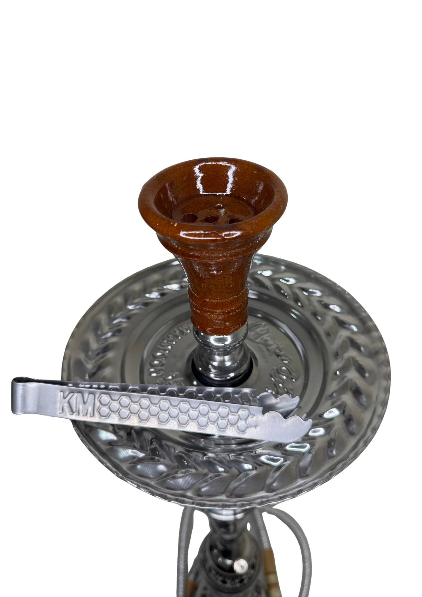 Khalil Maamoon Egyptian Hookah shisha set handcrafted, lotus sadaf 1 level