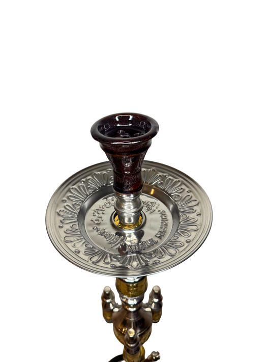 Khalil Maamoon Egyptian Hookah shisha set handcrafted El Eloheen large