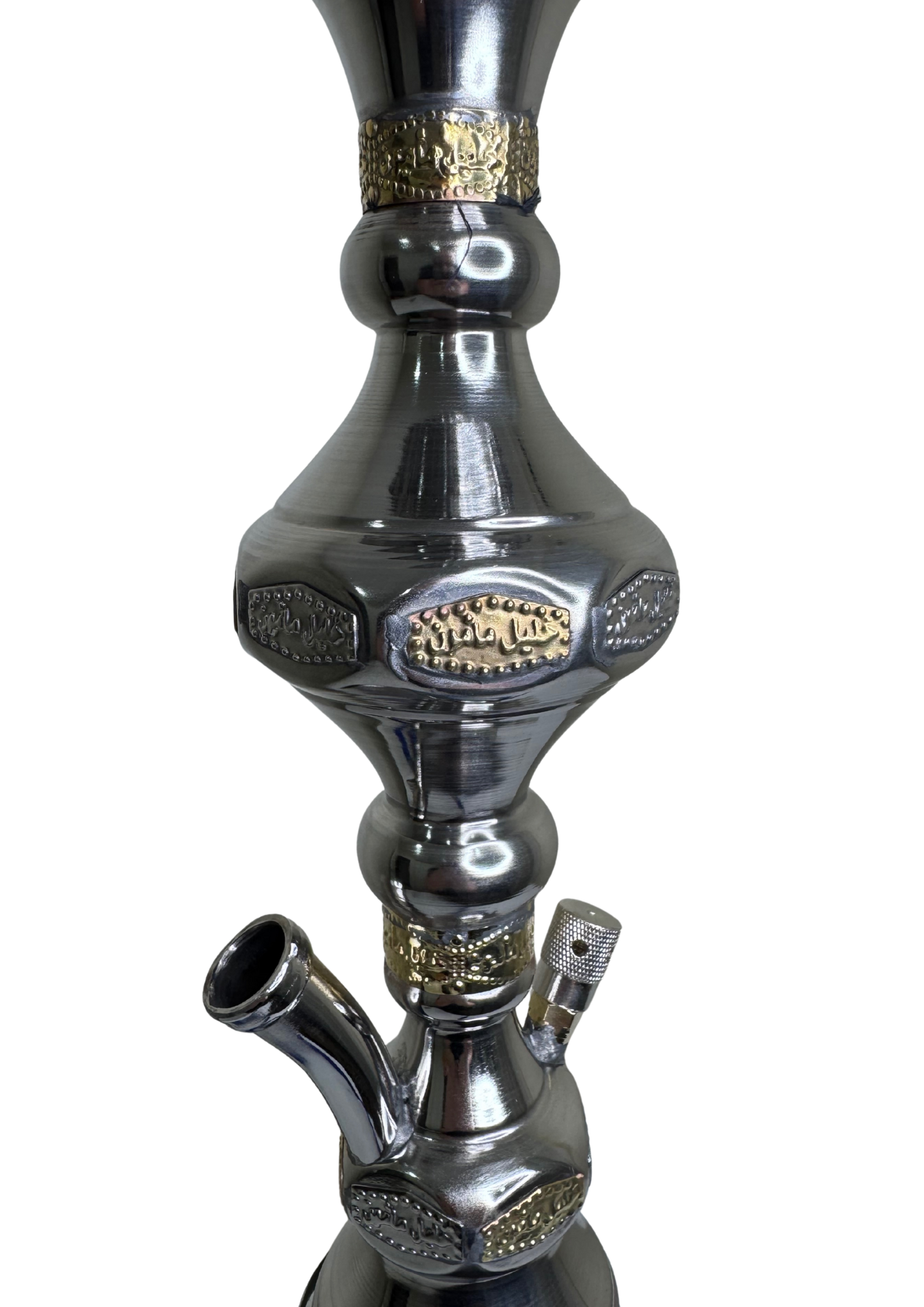 Khalil Maamoon Egyptian Hookah shisha set handcrafted, ice all night 1 level