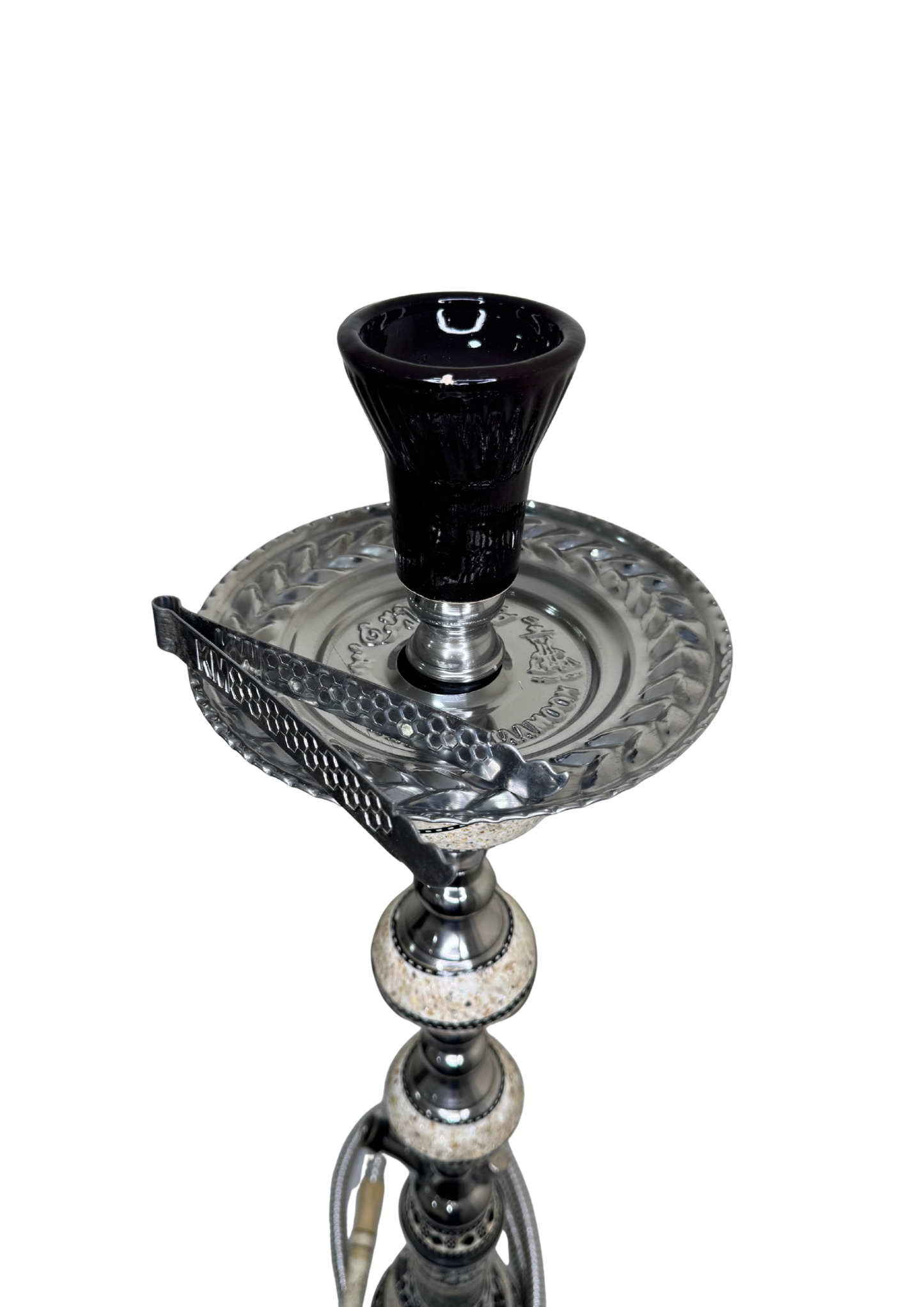 Khalil Maamoon Egyptian Hookah shisha set handcrafted Ice Sadaf chiller 2 level