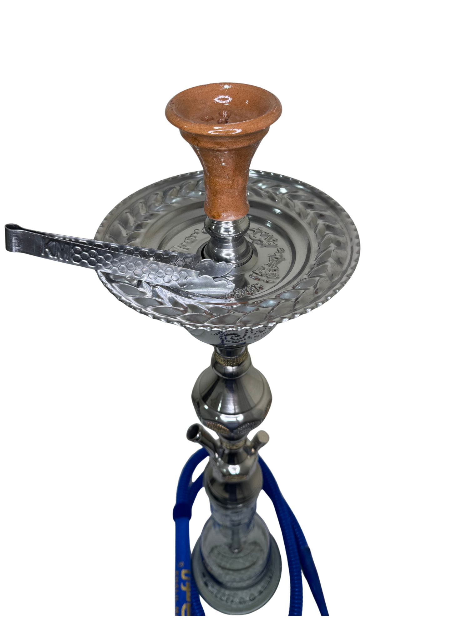 Khalil Maamoon Egyptian Hookah shisha set handcrafted, ice all night 1 level