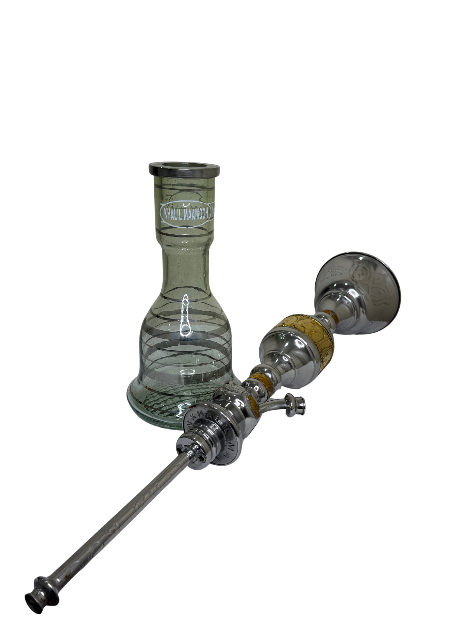 Khalil Maamoon Egyptian Hookah shisha set handcrafted, ice general 1 level