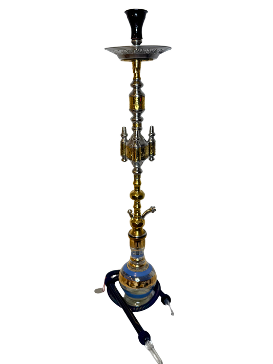 Khalil Maamoon Egyptian Hookah shisha set handcrafted El Eloheen large